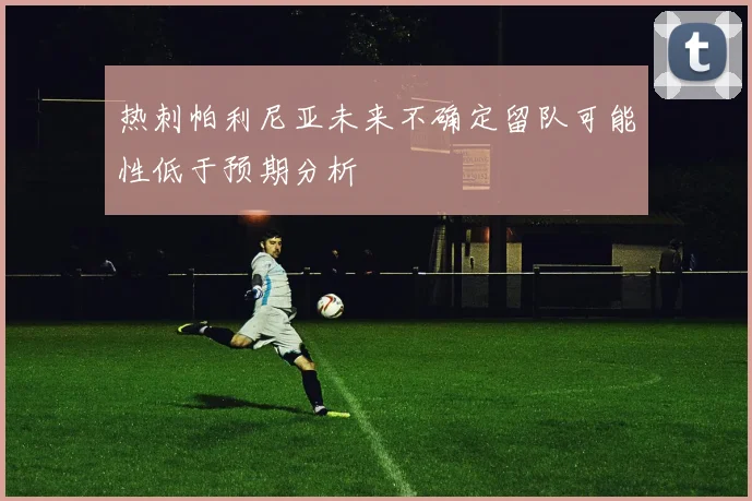 热刺帕利尼亚未来不确定留队可能性低于预期分析